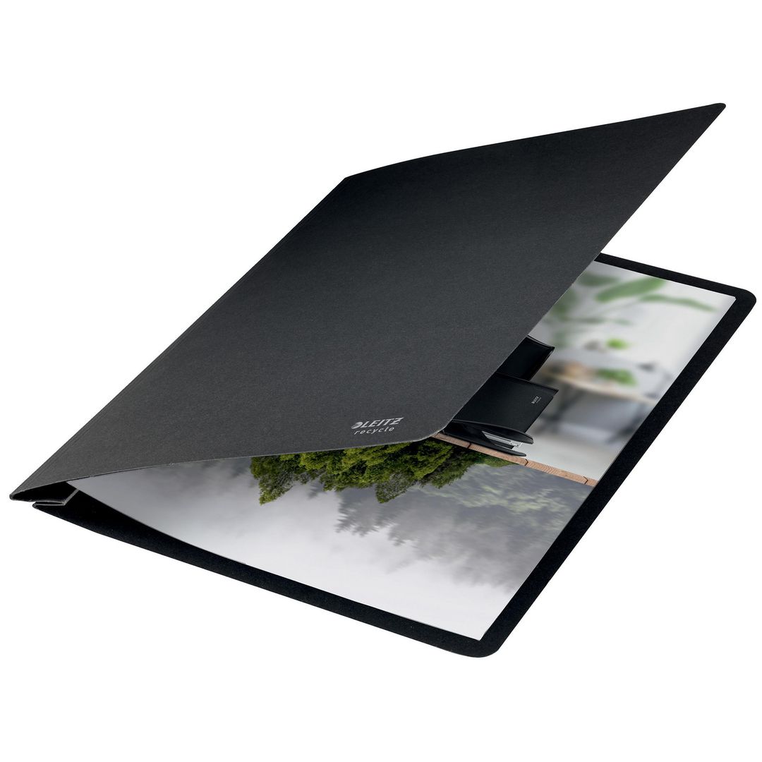 LEITZ Offertmapp recycle A4 krt svart | Kontorsmaterial - Mappar och plastfickor - Klämmappar | Kontorsexperten