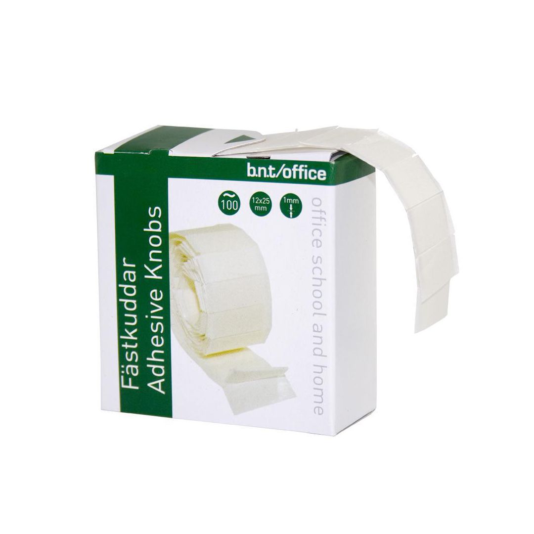 Fästkuddar dubbelhäftande 25x12mm 100/fp | Kontorsmaterial - Tejp lim och häftmassa - Tejp - Dubbelhäftande | Kontorsexperten