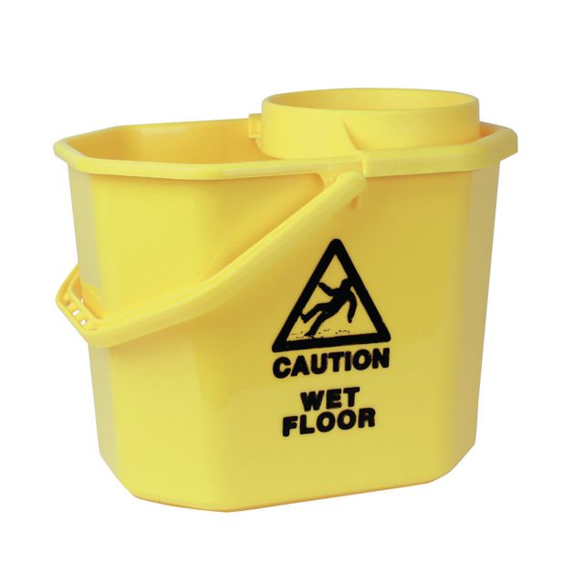 HYGIENTEKNIK Svabbhink Mini Gul 12l | Städ och hygien - Städredskap - Hinkar och tillbehör | Kontorsexperten