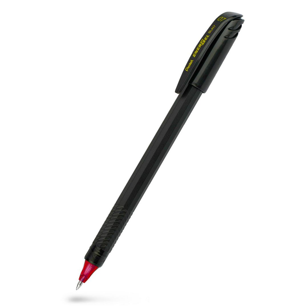 PENTEL Gelpenna EnerGel m huv 0,7 röd | Kontorsmaterial - Pennor - Gelpennor | Kontorsexperten