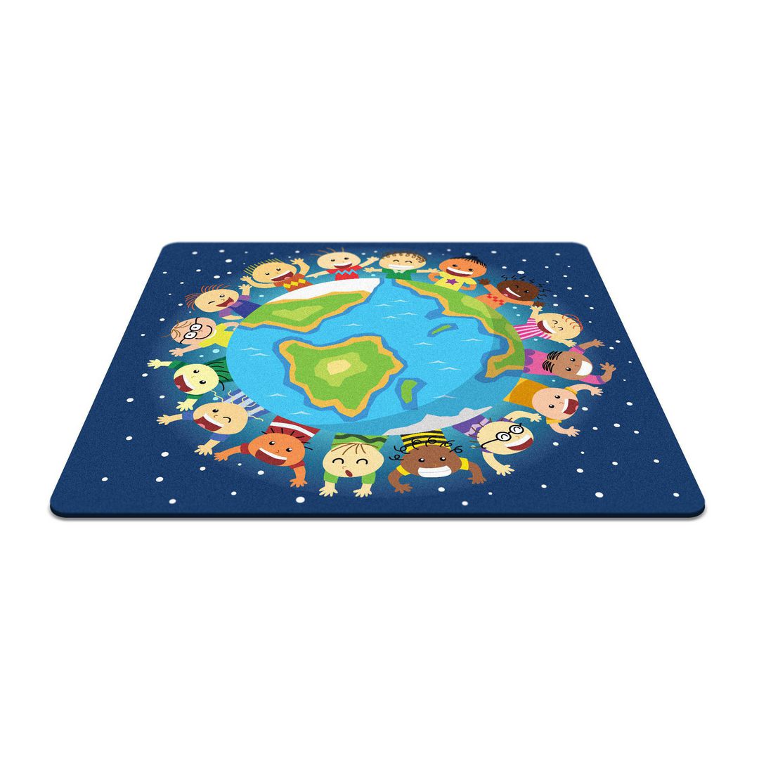 Matta Alla Världens Barn | Skolmöbler och inredning - Mattor - Mattor - Mönstrade | Kontorsexperten