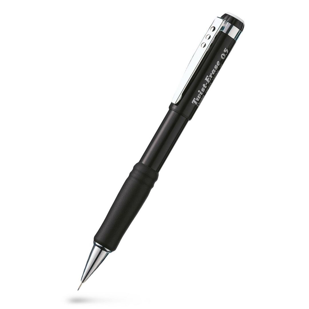 PENTEL Stiftpenna Twist-Erase 0,5mm svart | Kontorsmaterial - Pennor - Stiftpennor | Kontorsexperten