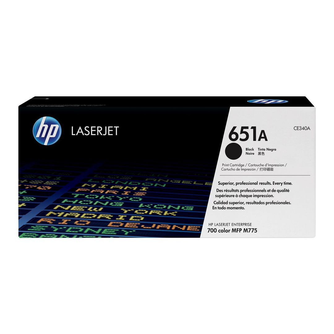 HP Toner CE340A 651A 13,5K Svart | Toner och bläck - Tonerkassetter - Toner HP | Kontorsexperten