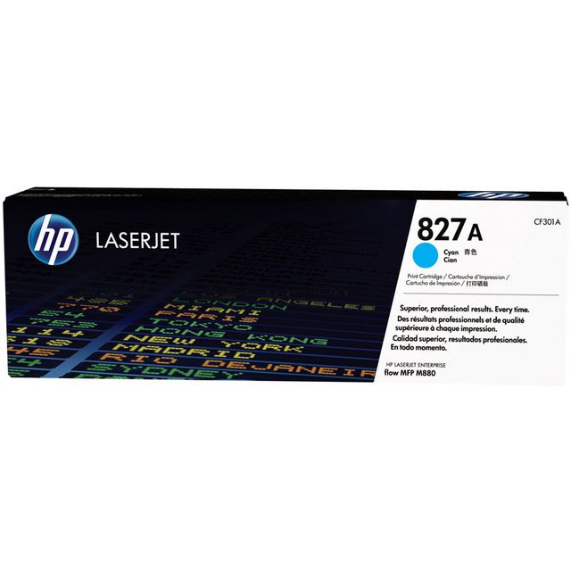 HP Toner CF301A 827A 32K Cyan | Toner och bläck - Tonerkassetter - Toner HP | Kontorsexperten