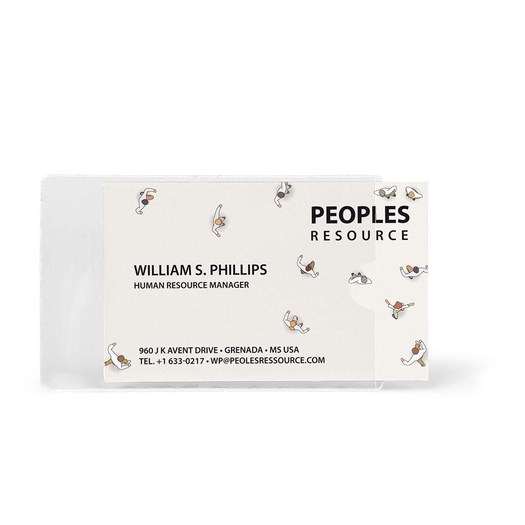 DJOIS Visitkortsficka självhäft. 60x95mm 10/fp | Kontorsmaterial - Till skrivbordet - Visitkortspärmar | Kontorsexperten