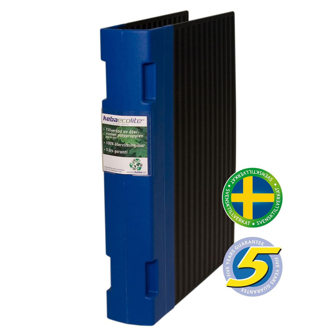 KEBA Gaffelpärm ecolite A4 55mm blå | Kontorsmaterial - Pärmar och register - Gaffelpärmar i plast | Kontorsexperten