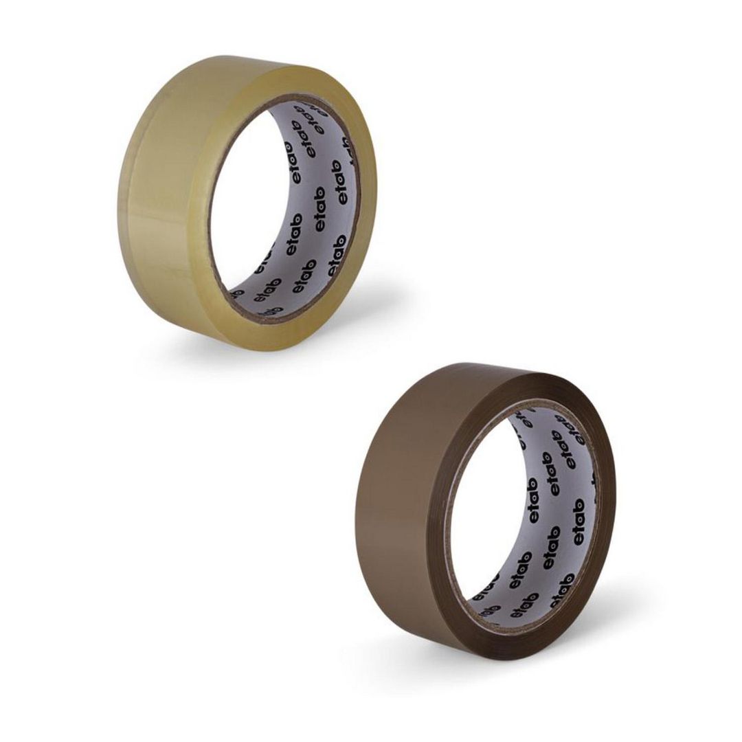 ETAB Packtejp PPA 543 38mmx66m klar 6/fp | Emballage och lagerutrustning - Packtejper - Packtejp PP | Kontorsexperten