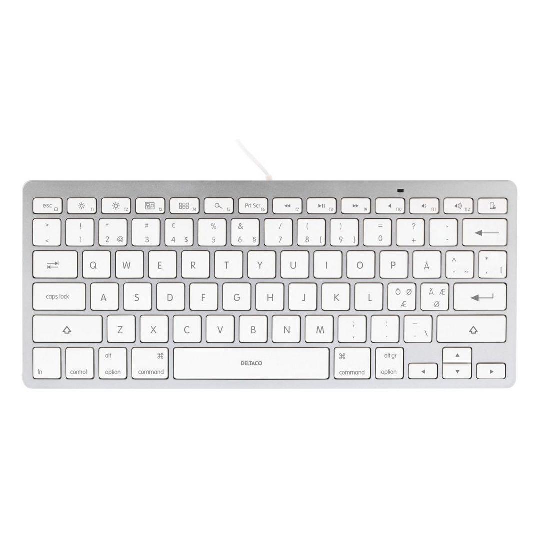 DELTACO Tangentbord Mini USB-C | Datorprodukter - Kringutrustning - Tangentbord | Kontorsexperten