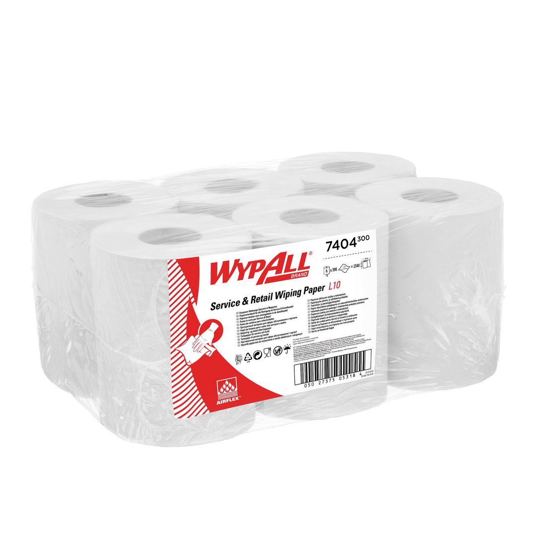 WYPALL Torkrulle L10 vit 2340/fp | Städ och hygien - Toalettpapper och torkpapper - Industritork | Kontorsexperten