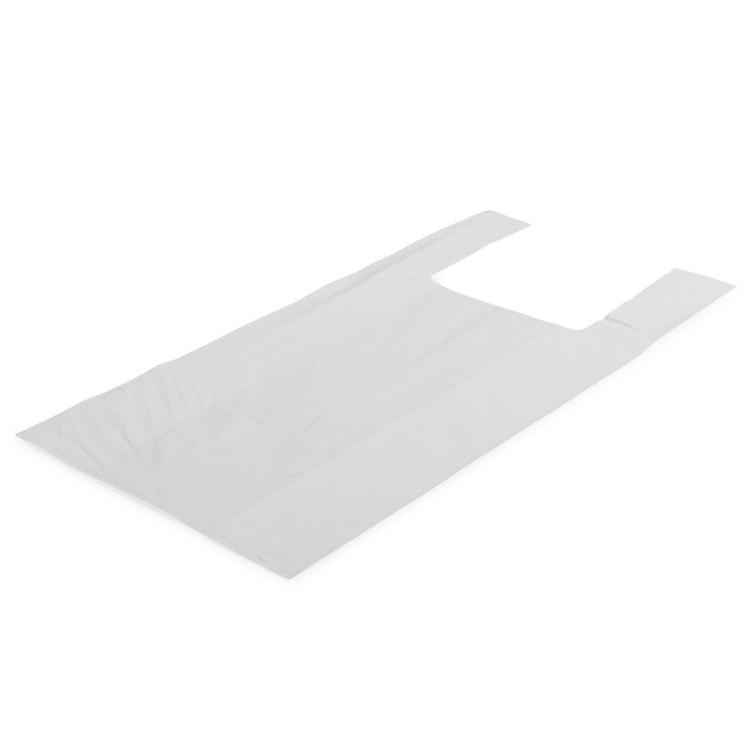 POLYNOVA Shoppingkasse med handtag vit 500/fp | Emballage och lagerutrustning - Bärkassar och Påsar - Bärkasse - Hängsel | Kontorsexperten