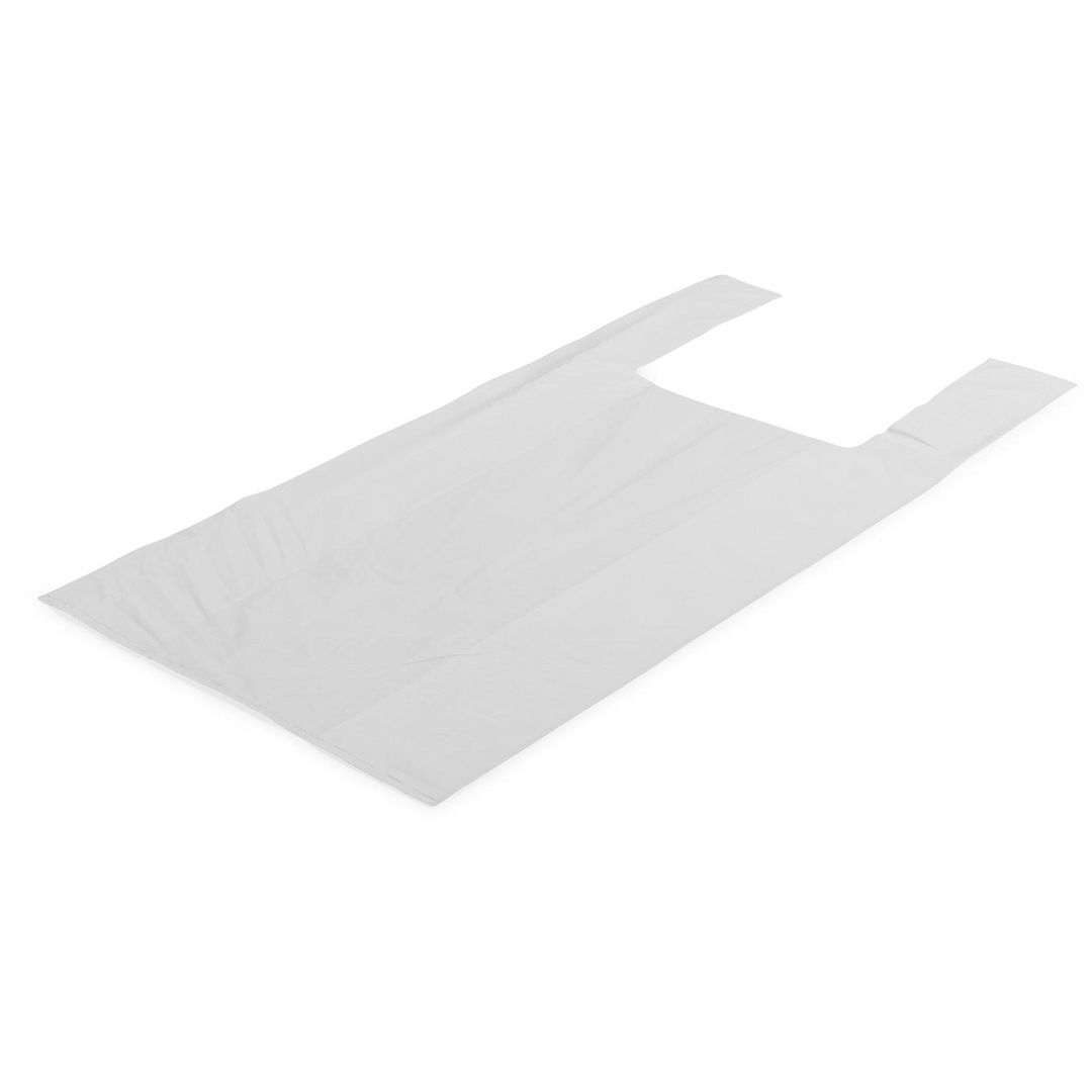 POLYNOVA Shoppingkasse med handtag vit 500/fp | Emballage och lagerutrustning - Bärkassar och Påsar - Bärkasse - Hängsel | Kontorsexperten