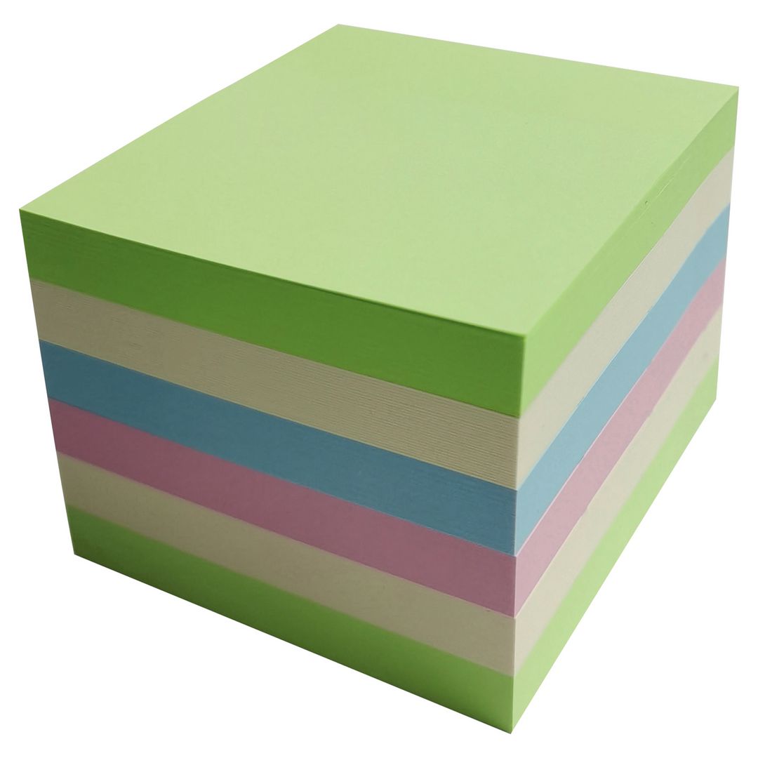 LYRECO Notes recycled 75x75mm 6/fp | Kontorsmaterial - Notes och Post-It - Notes - Färgade | Kontorsexperten
