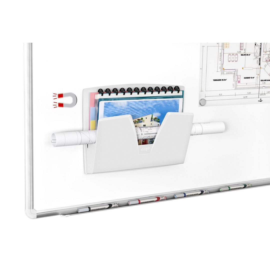 CEP ReCeption 170 M, magnetiskt väggställ, 361 x 86 x 270 mm, polystyren, ljusgrått | Kontorsmaterial - Till skrivbordet - Blankettfack och Boxar | Kontorsexperten