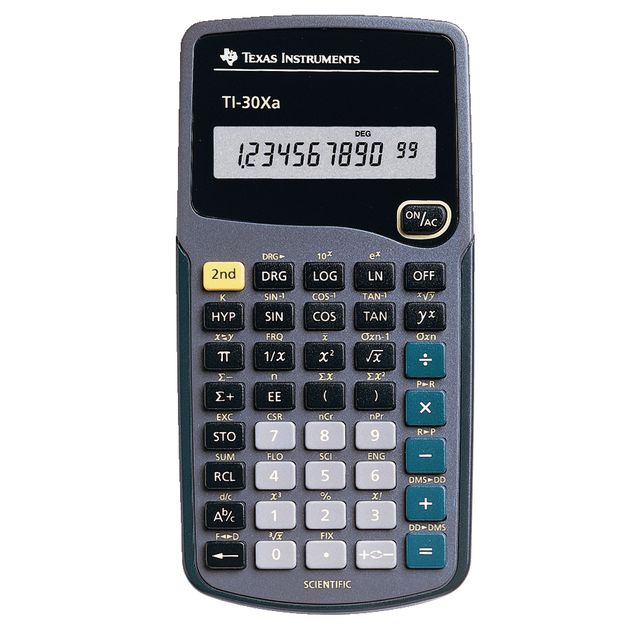 TEXAS INSTRUMENTS Räknare Teknisk TI-30 XA | Kontorsmaskiner - Räknare - Tekniska räknare | Kontorsexperten