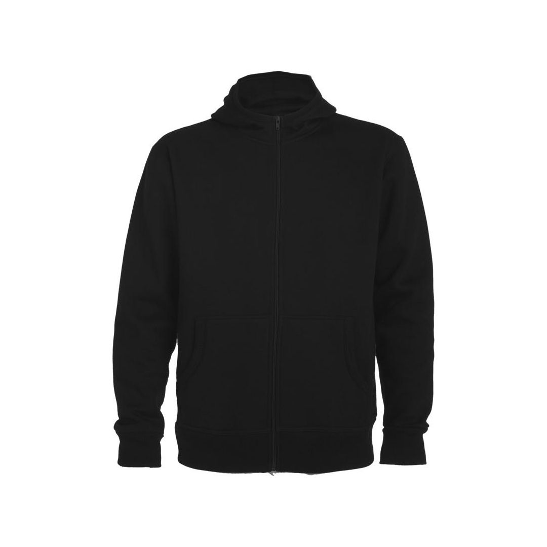 ROLY Hoodie zip Montblanc uni svart XL | Arbetskläder - Arbetströjor - Hoodies och luvtröjor | Kontorsexperten