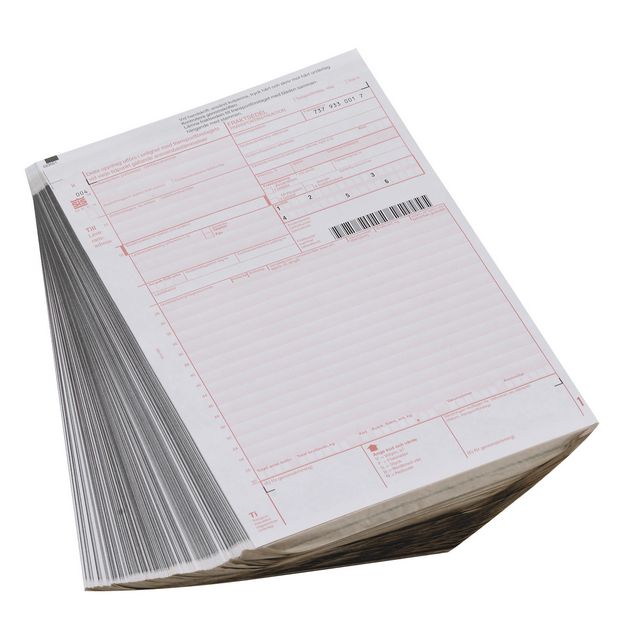 Fraktsedel 4-delad A 701 100/fp | Emballage och lagerutrustning - Frakthandlingar - Packsedelkuvert | Kontorsexperten