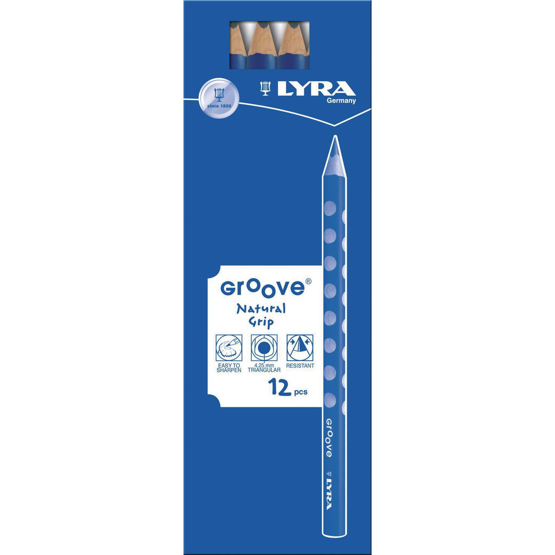 LYRA Blyertspenna LYRA Groove 12/fp | Skola och förskola - Pennor och tillbehör - Blyertspennor | Kontorsexperten