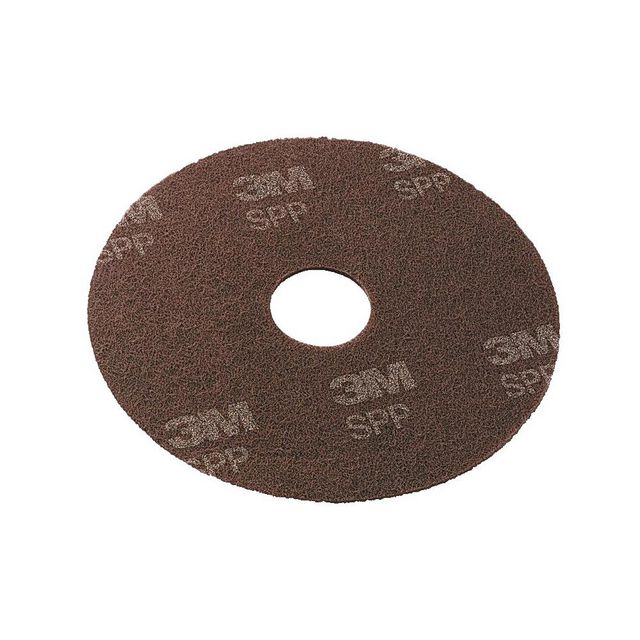 SCOTCH-BRITE Rondell Slipnät SPP13, för golvpolish, brun | Städ och hygien - Städmaskiner - Rondeller - Scotch-Brite | Kontorsexperten