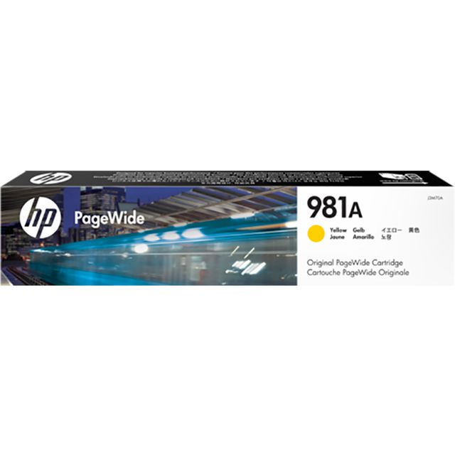 HP Bläckpatron, 981A, gul, singelförpackning, J3M70A | Toner och bläck - Bläckpatroner - Bläckpatroner HP | Kontorsexperten