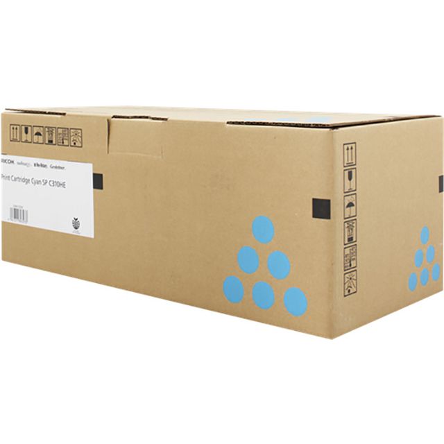 RICOH Toner 407637 6K cyan | Toner och bläck - Tonerkassetter - Toner Ricoh | Kontorsexperten