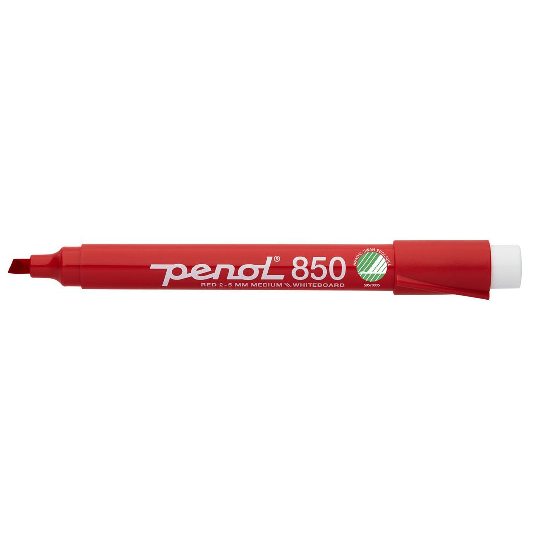 PENOL Whiteboardpenna 850 sned röd | Kontorsmaterial - Pennor - Whiteboardpennor - Skuren spets | Kontorsexperten