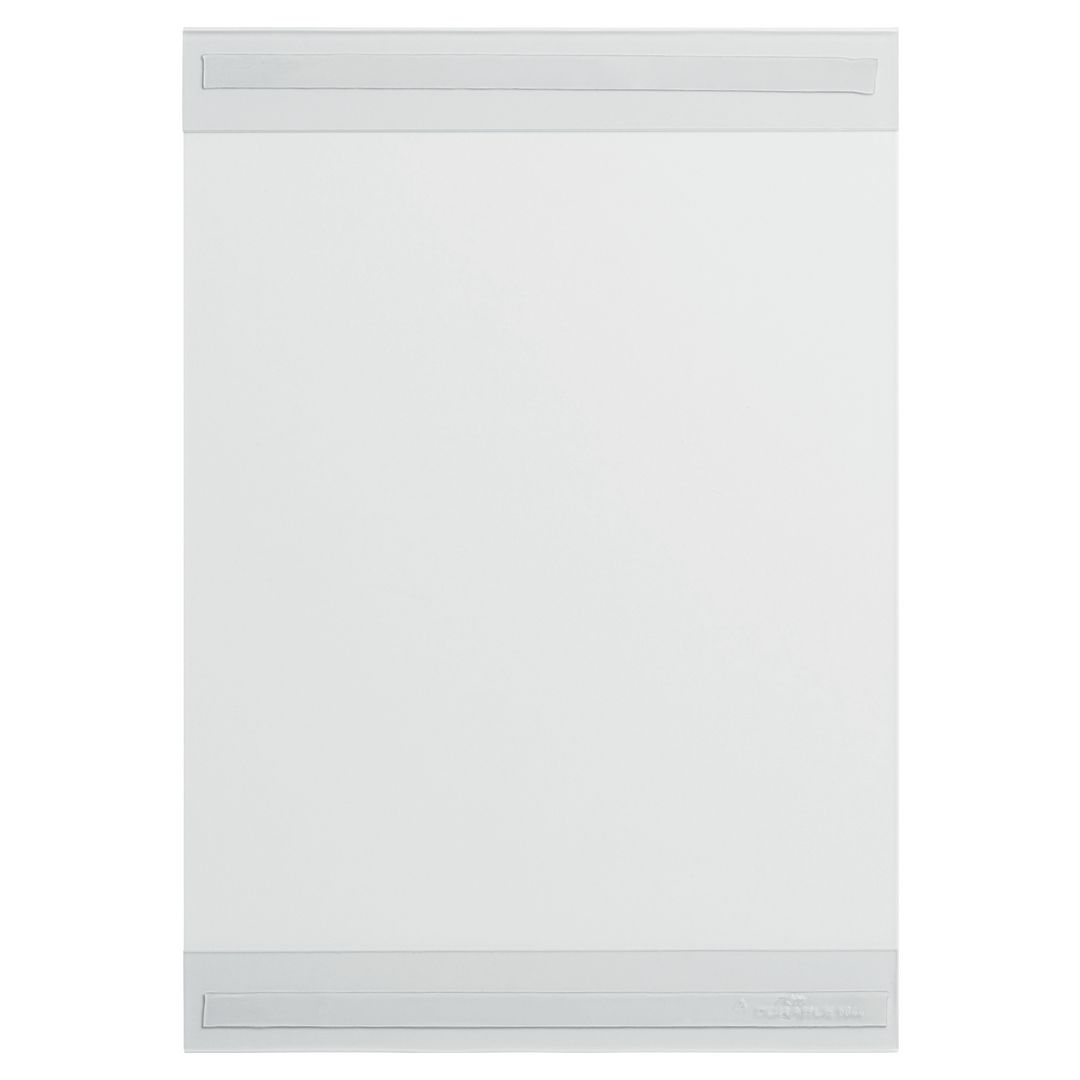 DURABLE Plastficka rPET A4 självhäftande 5/fp | Kontorsmöbler och inredning - Tavlor ställ och ramar - Självhäftande ramar | Kontorsexperten