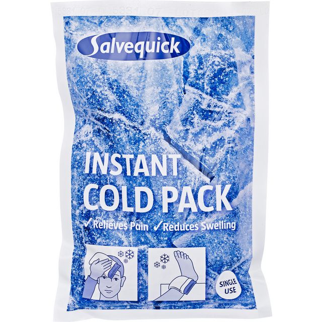 SALVEQUICK Kylpåse Cold pack | Skyddsutrustning - Första Hjälpen - Förband och Refill | Kontorsexperten