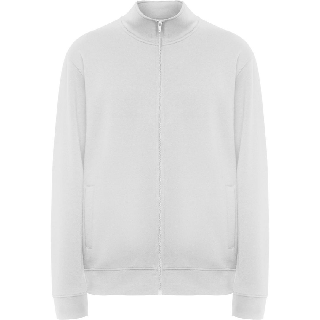 ROLY Sweater zip ulan unisex vit S | Arbetskläder - Arbetströjor - Sweatshirts och koftor | Kontorsexperten