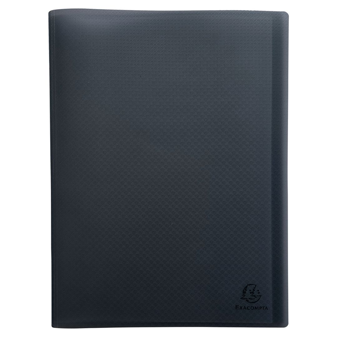 EXACOMPTA Demobok recycled 30 fickor svart | Kontorsmaterial - Pärmar och register - Demopärmar och demoböcker | Kontorsexperten