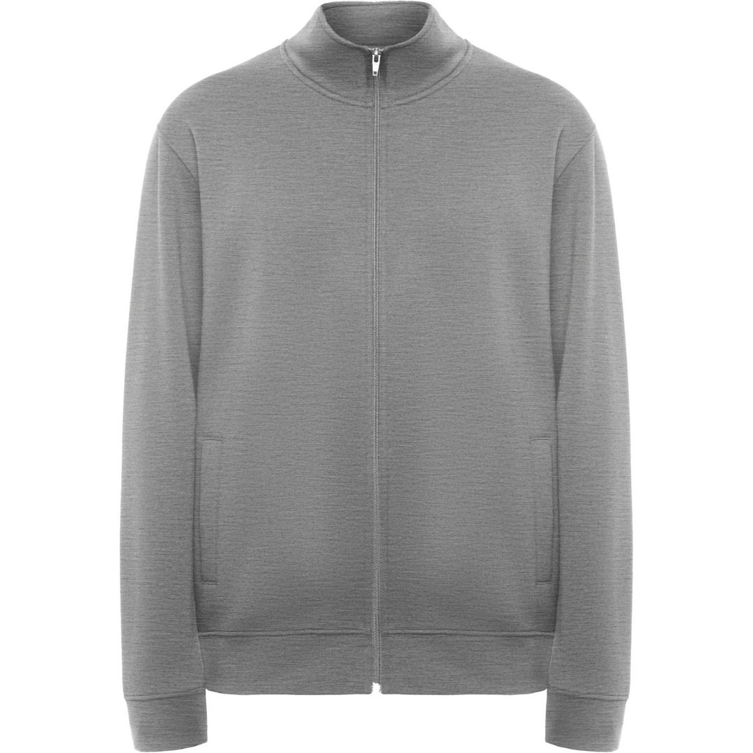 ROLY Sweater zip ulan unisex gråmel S | Arbetskläder - Arbetströjor - Sweatshirts och koftor | Kontorsexperten