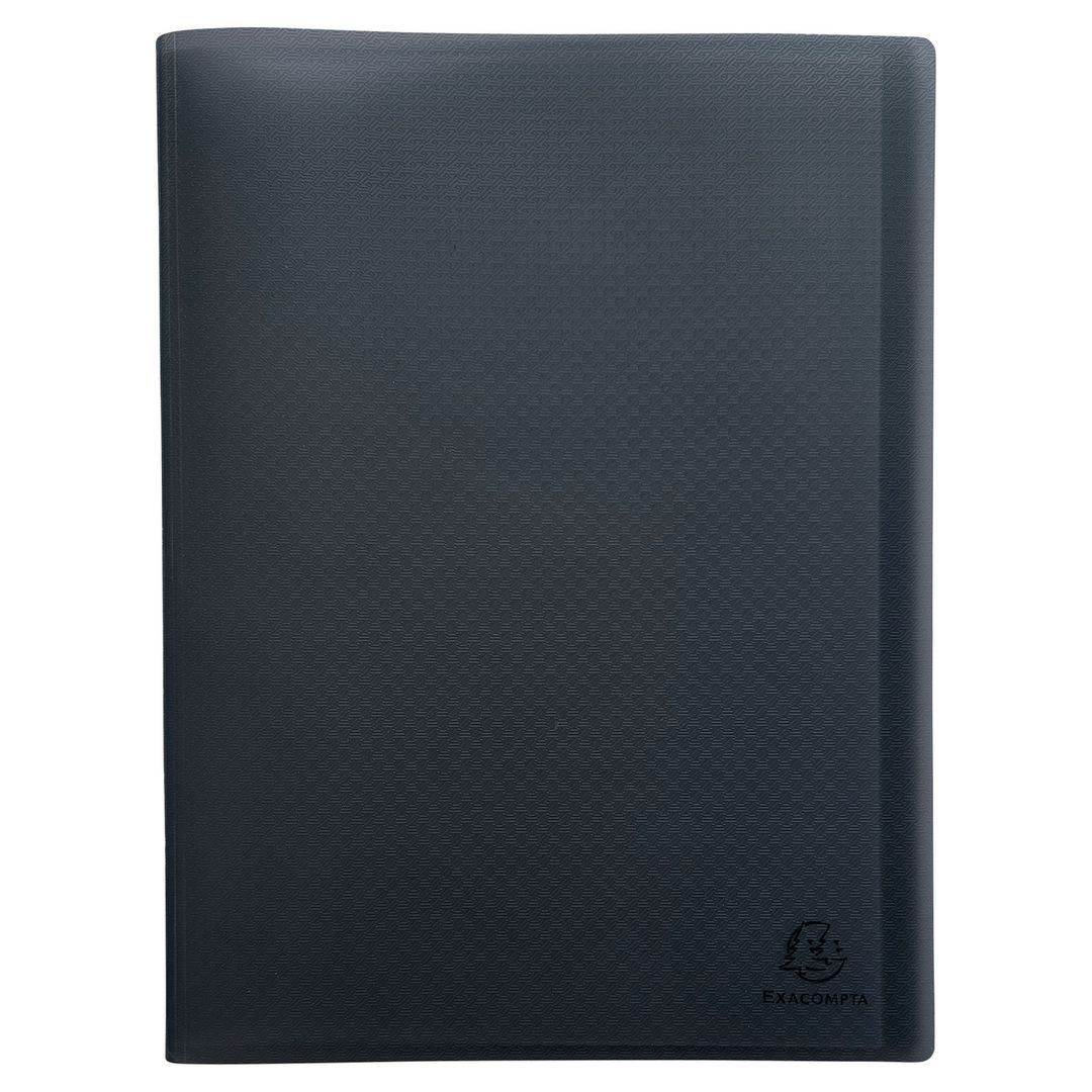 EXACOMPTA Demobok recycled 20 fickor svart | Kontorsmaterial - Pärmar och register - Demopärmar och demoböcker | Kontorsexperten