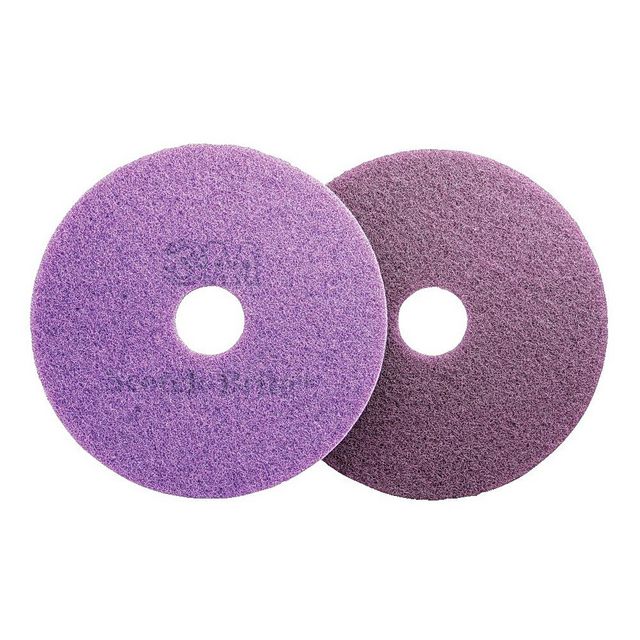 SCOTCH-BRITE Diamantrondell för golvvårdsmaskin, golvrengöringsmedel, lila | Städ och hygien - Städmaskiner - Rondeller - Scotch-Brite | Kontorsexperten