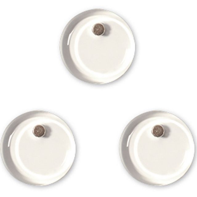 BI-OFFICE Chrystal-magneter, genomskinliga, 30 mm 3/fp | Kontorsmöbler och inredning - Whiteboardtavlor och tillbehör - Magneter | Kontorsexperten