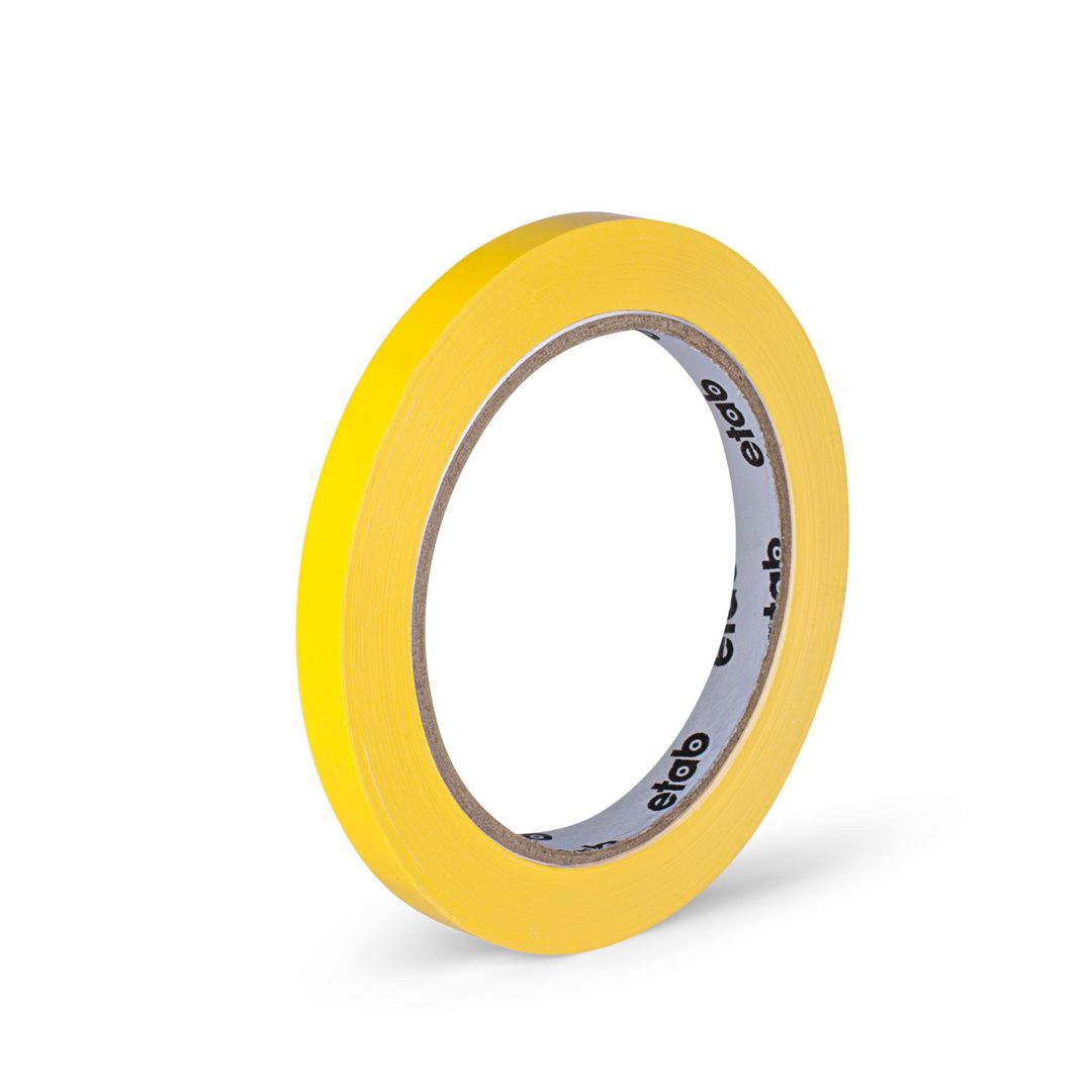 ETAB Märktejp PVC 9mmx66m Gul | Emballage och lagerutrustning - Packtejper - Packtejp PVC | Kontorsexperten