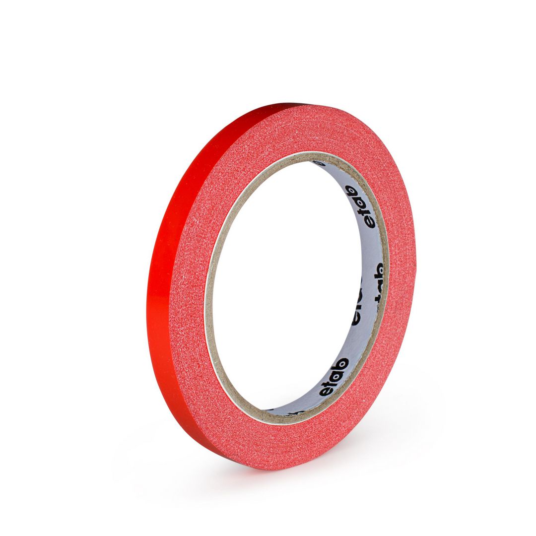 ETAB Märktejp PVC 9mmx66m Röd | Emballage och lagerutrustning - Packtejper - Packtejp PVC | Kontorsexperten