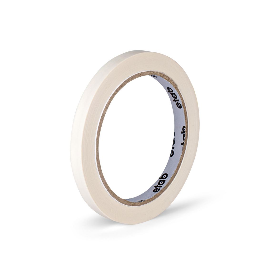 ETAB Märktejp PVC 9mmx66m Vit | Emballage och lagerutrustning - Packtejper - Packtejp PVC | Kontorsexperten