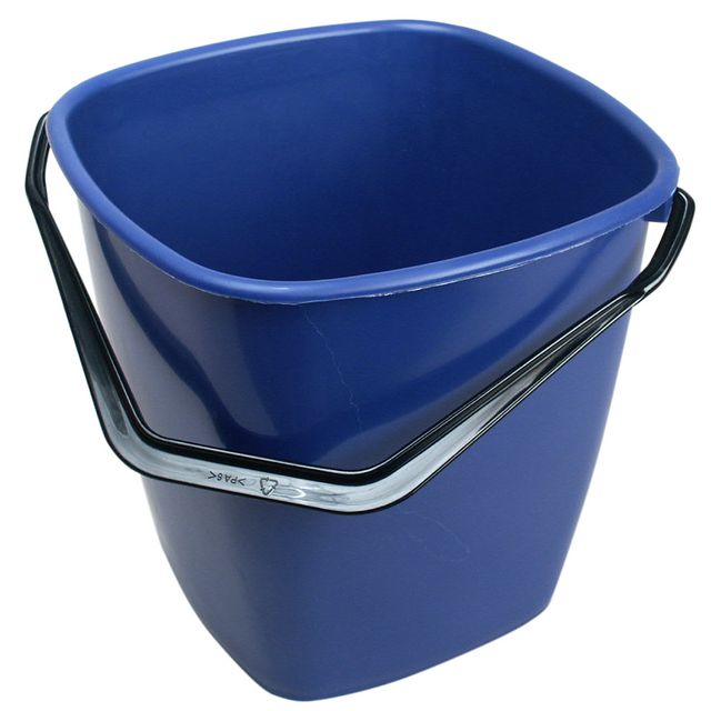HYGIENTEKNIK Hink fyrkantig blå 14l | Städ och hygien - Städredskap - Hinkar och tillbehör | Kontorsexperten