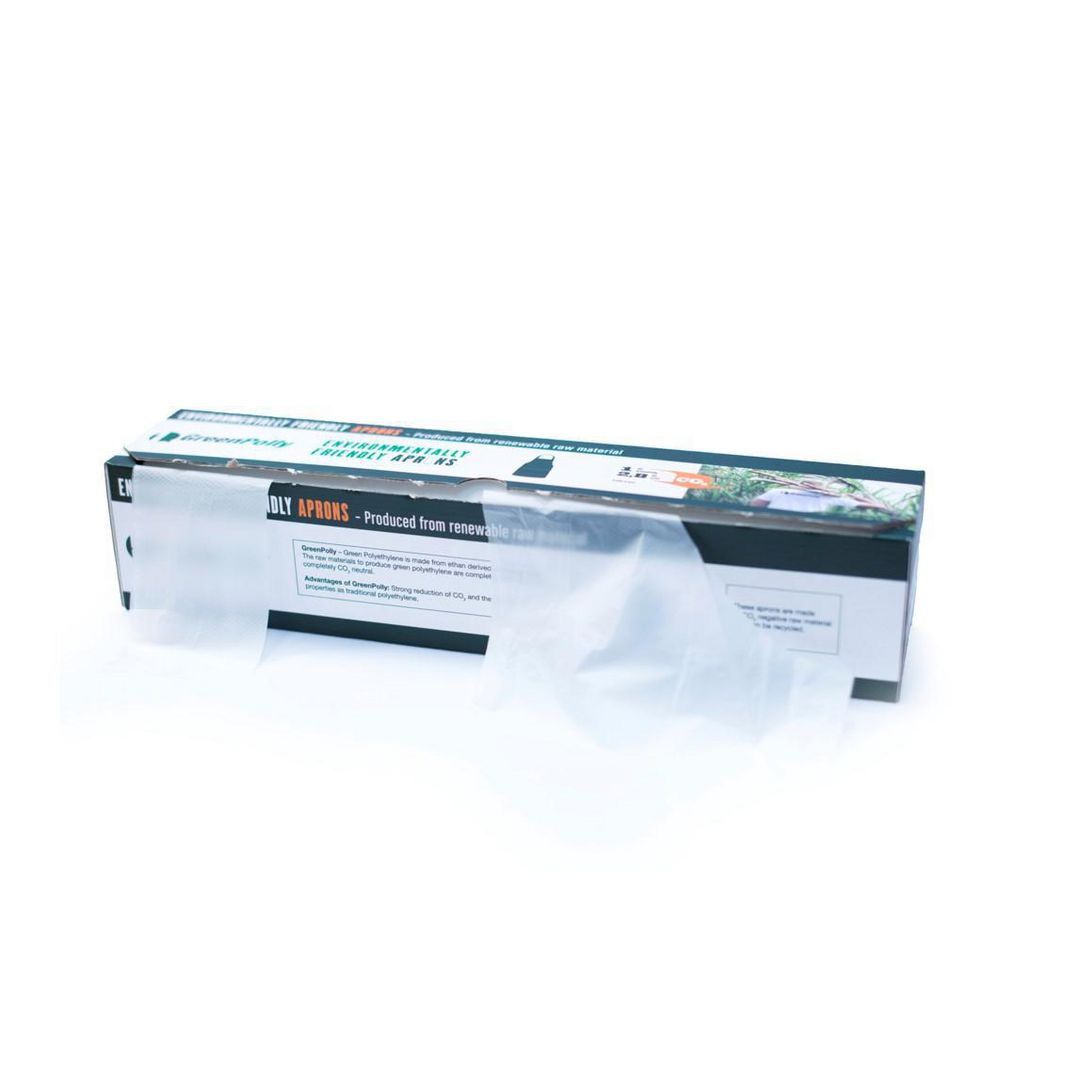 BIOBAG Engångsförkläde GreenPolly 800x1250mm 50/rl | Skyddsutrustning - Engångskläder - Engångsförkläden | Kontorsexperten