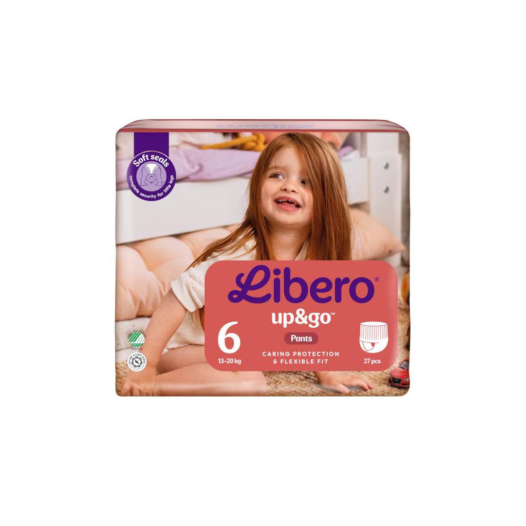 LIBERO Blöja Up&Go 6 S2 13-20kg 27/fp | Sjukvård och omsorg - Hygien - Barnblöjor | Kontorsexperten