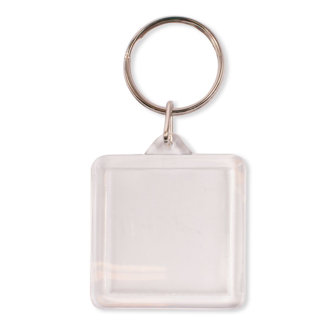 PLAYBOX Nyckelringar fyrkant 10/fp | Skola och förskola - Hobbymaterial - Lås, hakar, öglor och ringar | Kontorsexperten