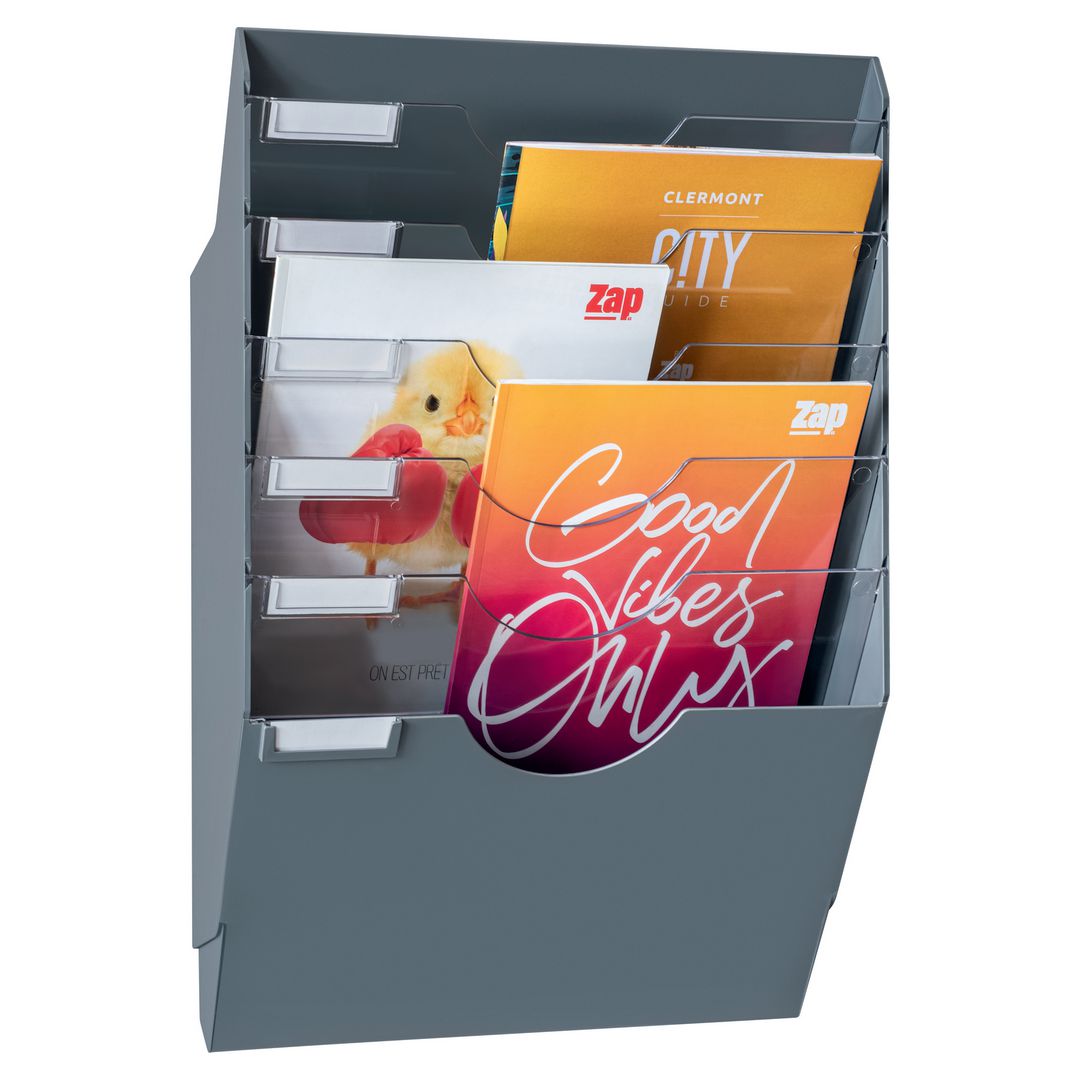 CEP Blankettfack 6-fack grå | Kontorsmaterial - Till skrivbordet - Blankettfack och Boxar | Kontorsexperten