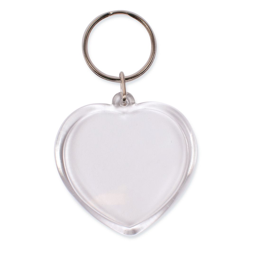 PLAYBOX Nyckelringar hjärta 10/fp | Skola och förskola - Hobbymaterial - Lås, hakar, öglor och ringar | Kontorsexperten