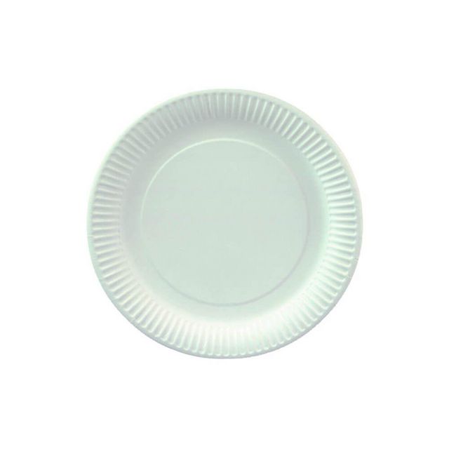 PAPSTAR Tallrik papper 19cm 100/fp | Kök och servering - Engångsartiklar - Tallrikar - Papper | Kontorsexperten
