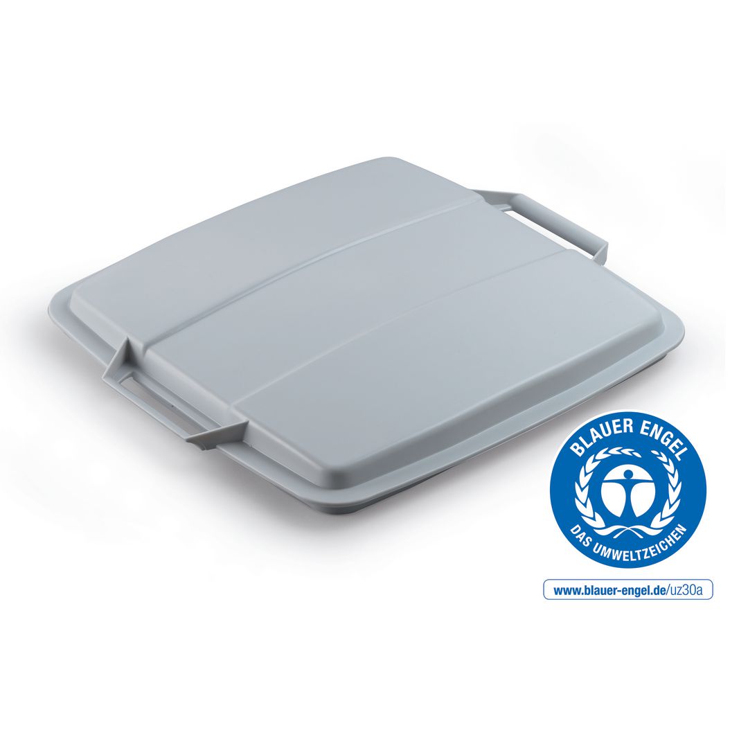 DURABLE Lock Durabin Eco 90L grå | Städ och hygien - Avfallshantering och källsortering - Sortering och återvinning | Kontorsexperten