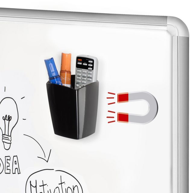 CEP Pennkopp magnetisk Greenspirit svart | Kontorsmöbler och inredning - Whiteboardtavlor och tillbehör - Hållare för pennor och taveltork | Kontorsexperten