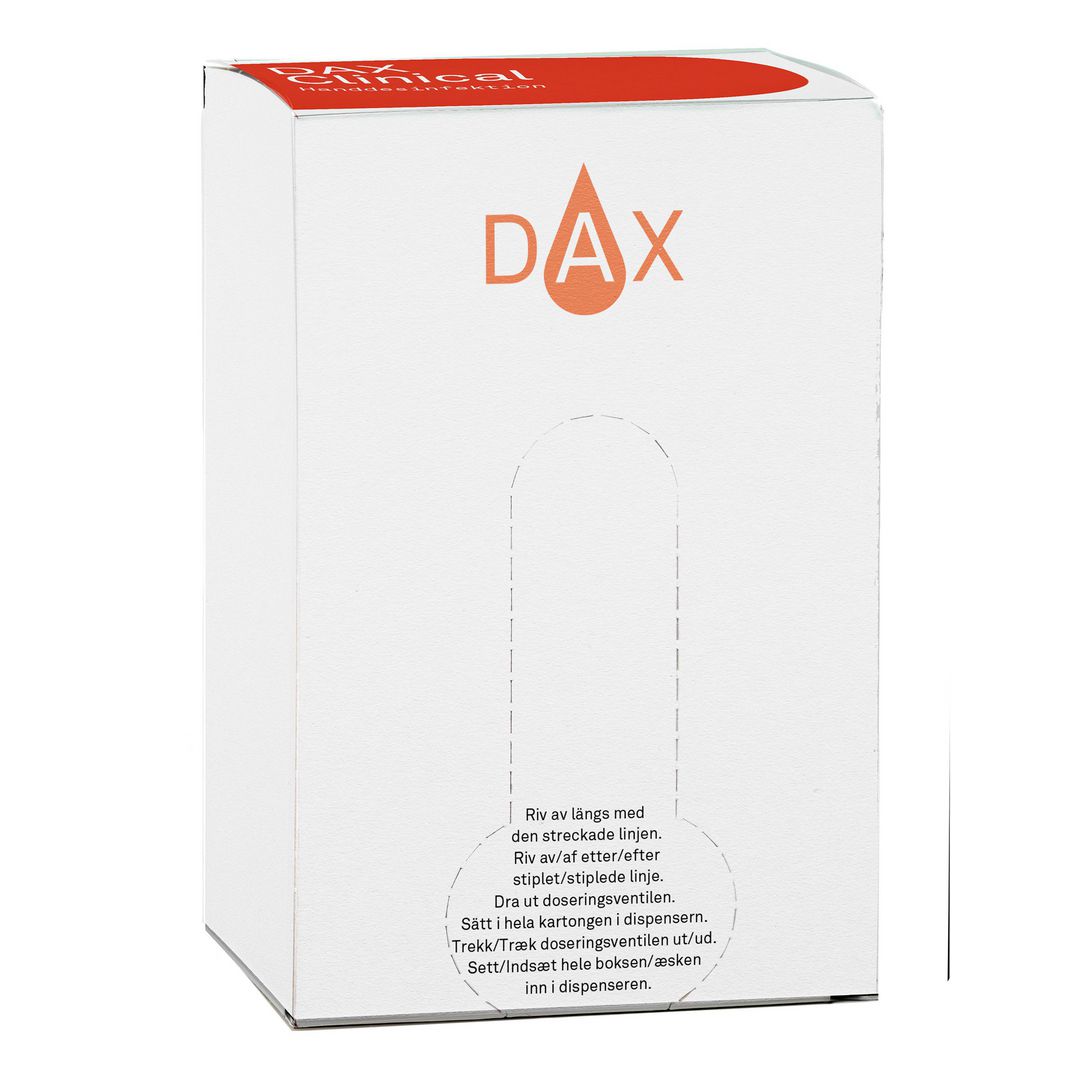 DAX Handdesinfektion Clinical BIB 700ml | Städ och hygien - Desinfektionsmedel - Systemhanddesinfektion | Kontorsexperten