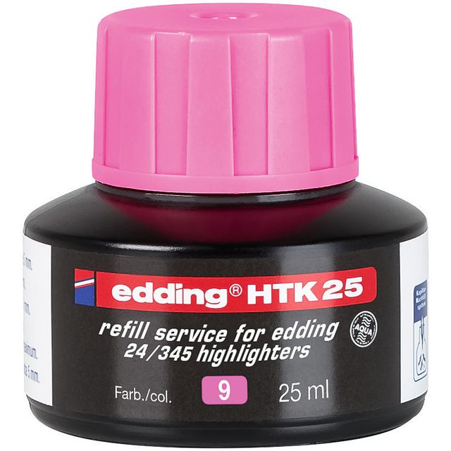 EDDING Refill HTK 25 rosa 25 ml | Kontorsmaterial - Pennor - Pennpatroner | Kontorsexperten