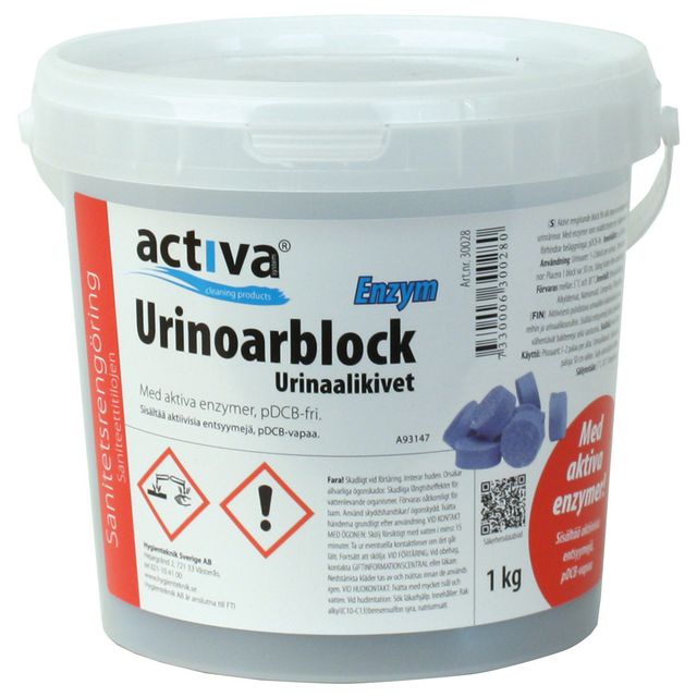 ACTIVA Urinoarblock Bio (ca 50st) 1kg | Städ och hygien - Luktförbättrare - Doftblock och plattor | Kontorsexperten