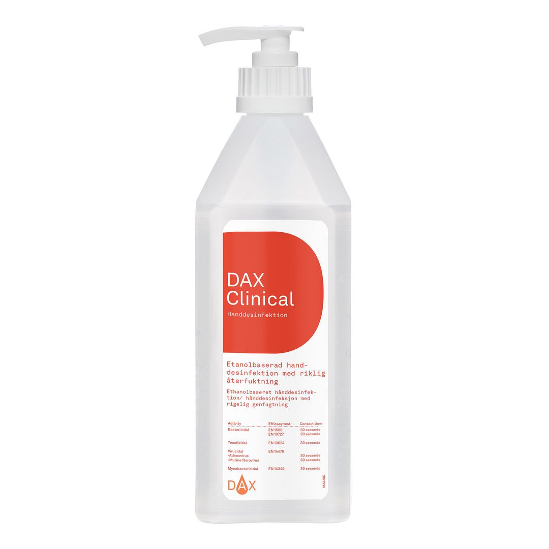 DAX Handdesinfektion Clinical 600ml | Städ och hygien - Desinfektionsmedel - Handdesinfektion | Kontorsexperten