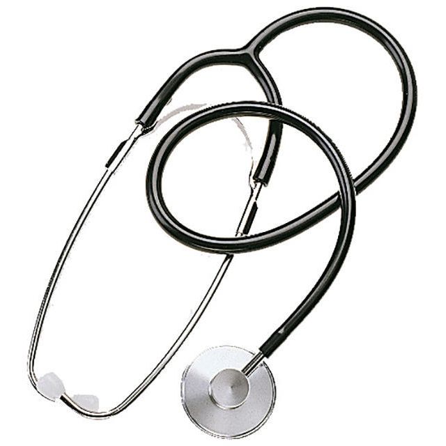Stetoskop standard Svart | Sjukvård och omsorg - Diagnos och behandling - Hjärta och lunga | Kontorsexperten
